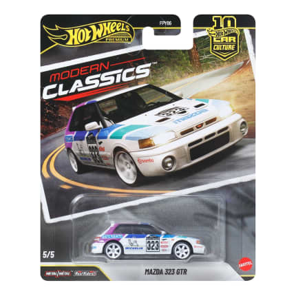 Hot Wheels Car Culture Premium 1:64 Scale Die-Cast Toy Mazda 323 Gtr, Modern Classics - Image 1 of 6