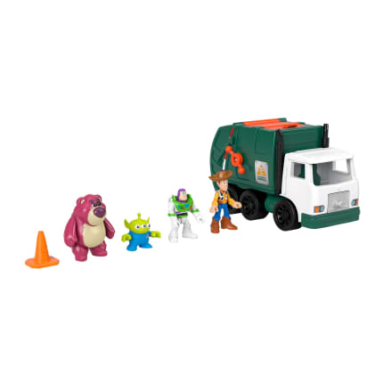 Imaginext Disney And Pixar Toy Story Garbage Truck With 4 Action Figures & Toy Vehicle - Imagem 1 de 6
