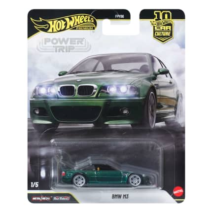 Hot Wheels Car Culture Premium 1:64 Scale Die-Cast Toy Bmw M3, Power Trip, Collectible - Image 1 of 6