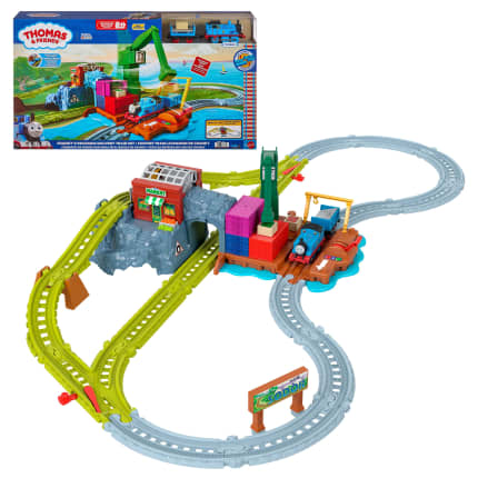 Thomas & Friends Cranky's Dockside Delivery Train Set From Fisher-Price With Motorized Thomas Engine - Image 1 of 6