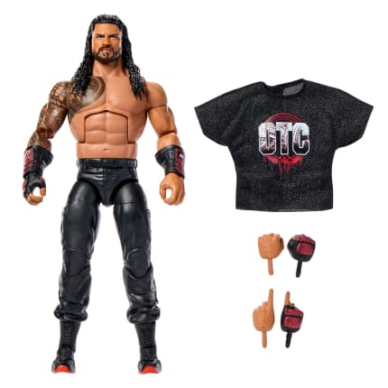 WWE Elite Roman Reigns Action Figure, Series #123 Set, 6-Inch Collectible With Accessories - Image 1 of 6