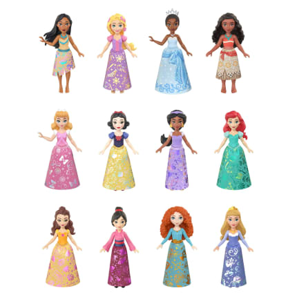 Disney Princess Ultimate Princess Pack With 12 Small Dolls in Signature Outfits inspired By Movies - Imagen 1 de 5