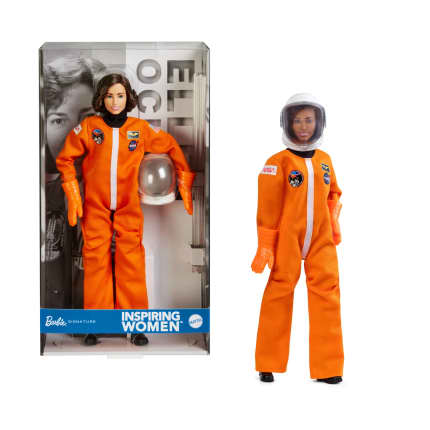 Barbie Signature Inspiring Women Ellen Ochoa Fashion Doll Collectible, Astronaut Suit & Accessories - Image 1 of 6