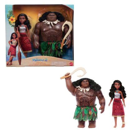 Moana 2 Bonecos Moana e Maui - Imagem 1 de 6