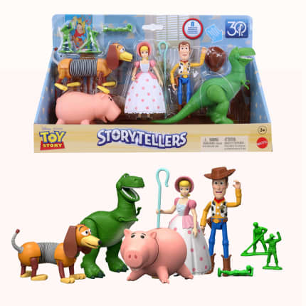 Disney And Pixar Storytellers Pack, Toy Story Movie 30th Year Movie Multi-Pack Of 5 Plus Figures - Image 1 of 6