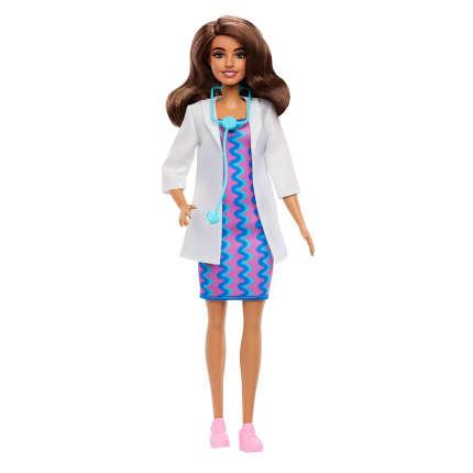Barbie Profissões Boneca Doutora com Vestido Azul - Image 1 of 6