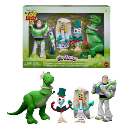 Disney And Pixar Toy Story 5 What Is A Wedding? 4  Playscale Figure Pack With Accessories - Imagen 1 de 6