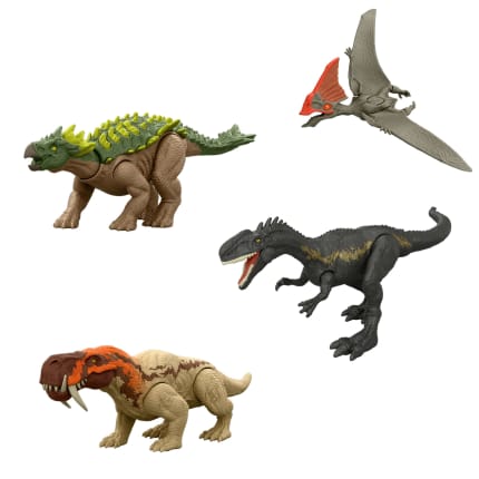 Jurassic World Strike Attack Dinosaur Toy With Species Specific Single Strike Action, Posable - Image 1 of 6
