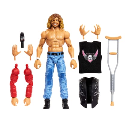 WWE Monday Night War Elite Collection Brian Pillman Action Figure & Accessories 6-Inch Set - Imagen 1 de 6