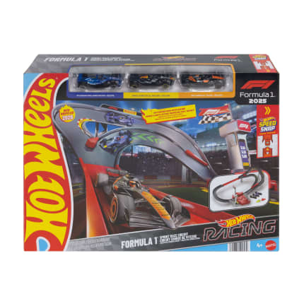 Hot Wheels Racing Formula 1 Sprint Race Circuit Track Set With 3 Die-Cast Toy Cars in 1:64 Scale - Imagen 1 de 1