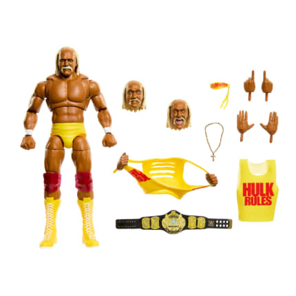 WWE Ultimate Edition Hulk Hogan Action Figure & Accessories Set, 6-Inch Collectible - Imagen 1 de 6