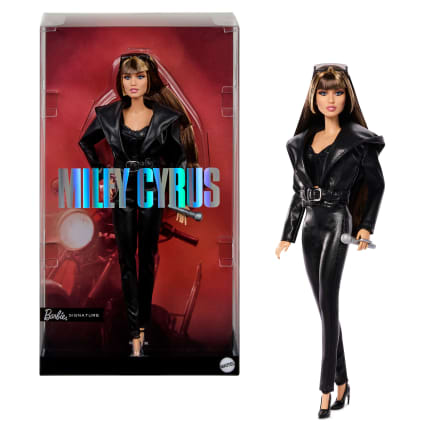 Barbie®-Poupée Miley Cyrus-Tenue en Similicuir Avec Capuche et Talons - Imagen 1 de 