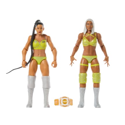 WWE Main Event Showdown Jade Cargrill & Bianca Belair Action Figures Set, Series #22, 6-Inch - Imagem 1 de 4