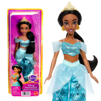 Disney Princess Enchanted Stories Jasmine Fashion Doll With Sparkling Outfit & Accessories, Posable - Image 1 of 6
