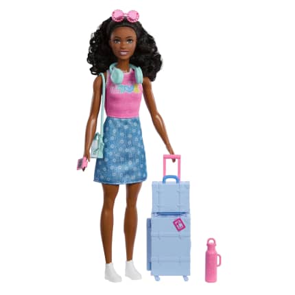 Barbie Family Muñeca Brooklyn Aventuras de Viaje - Image 1 of 6