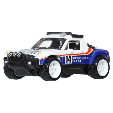 Hot Wheels Car Culture Premium 1:64 Scale Die-Cast Toy Porsche 914 Safari, Thrill Climbers - Imagen 1 de 6