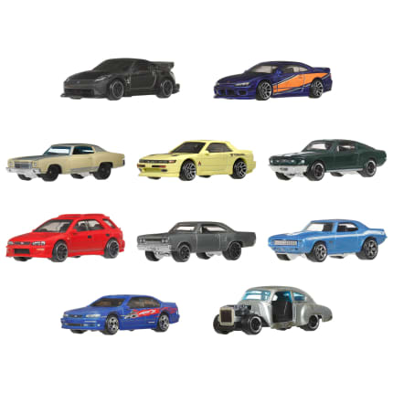 Coffret de 10 Véhicules Hot Wheels à Thématique Rapides et Dangereux - Image 1 of 