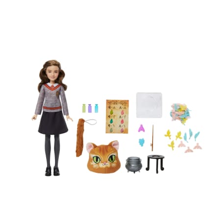 Polyjuice Potions Hermione Granger Doll & Playset, Movie-inspired Outfit, 13 Accessories & Fizz - Image 1 of 6