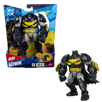 DC Premier 6.5 inch Oversized Armored Batman Feature Figure, Battle Disc Action, 8 Lights & Sounds - Image 1 of 6