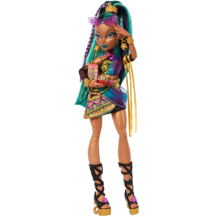 Monster High Nefera De Nile Doll With Pet Scarab Lavish And 7 Accessories Like Purse And Snacks - Image 1 of 6