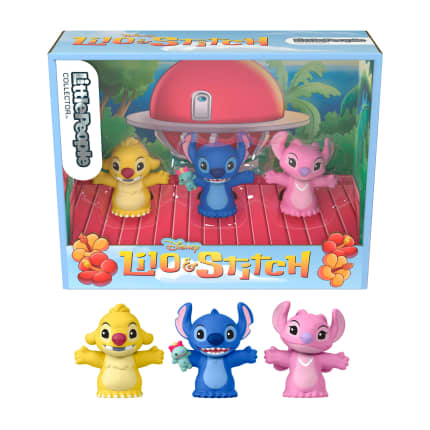 Little People Collector Set Disney Stitch & The Cousins Special Edition For Fans, 3 Figures - Image 1 of 6