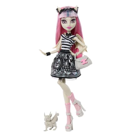 Monster High Boo-Riginal Creeproduction Rochelle Goyle Doll With Diary, Doll Stand And Pet - Image 1 of 6