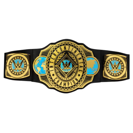 WWE Championship Intercontinental Champion Title, Kid-Sized Role-Play & Costume Belt Accessory - Image 1 of 4