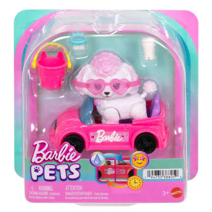 Barbie Dream Squad Pet Poodle And Convertible With Color-Changing Accessories - Imagen 1 de 1