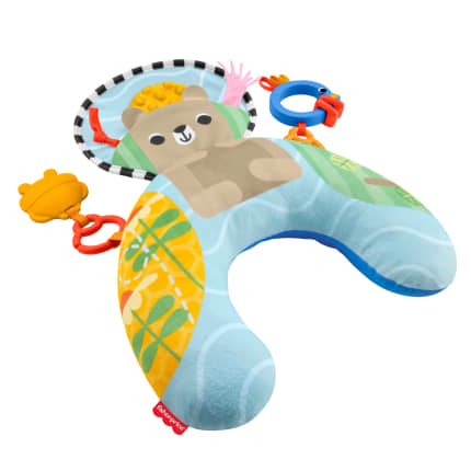 Fisher-Price Sensory Adventures Tummy Wedge Newborn Support With Teether & Rattle Baby Toys - Image 1 of 6