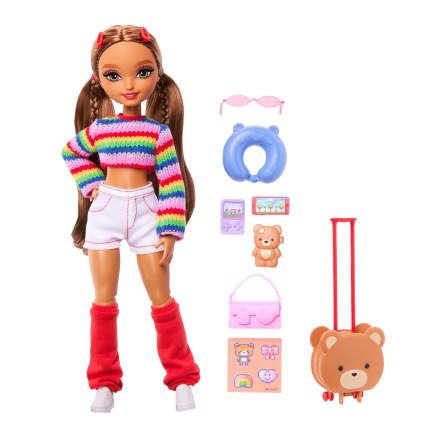 Barbie Dream Besties Weekend Getaway Teresa Fashion Doll With 7 Travel Themed Accessories - Image 1 of 6