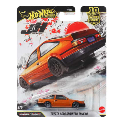 Hot Wheels Car Culture Premium 1:64 Scale Die-Cast Toy Toyota Ae86 Sprinter Trueno - Imagem 1 de 6