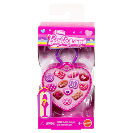 Barbie Mini Barbie Land Valentines Day Themed Dolls Collection, One 1.5-Inch Doll in “Box Of Chocolates” Container - Image 1 of 1