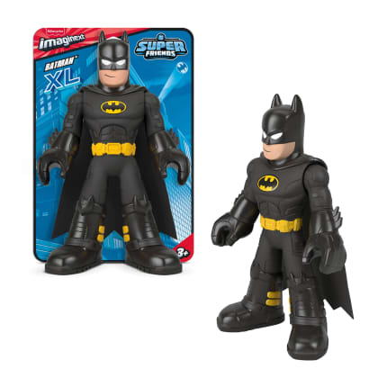 Imaginext DC Super Friends XL 9-Inch Batman Action Figure With Articulation, Wearing Hero Look - Image 1 of 6