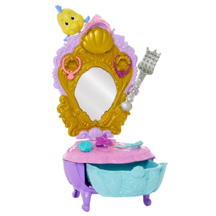Disney Princess Enchanted Stories Ariel 2-In-1 Mermaid Vanity & Throne Set With Friend & Accessories - Image 1 of 