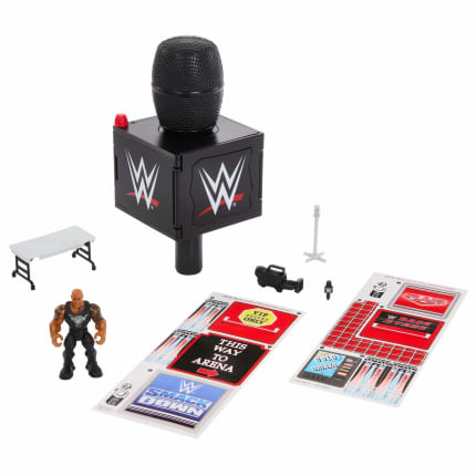 WWE Knuckle Crunchers Final Boss Microphone Playset | Mattel