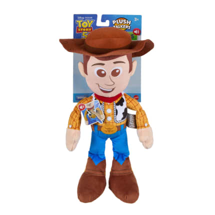 Disney And Pixar Toy Story 5 Woody Plush Talkers Toy, 11-Inch Soft Toy With Sounds And Phrases - Image 1 of 6