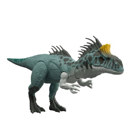 Jurassic World Wild Roar Crylophosaurus Dinosaur Action Figure Toy, Attack & Light & Sound - Image 1 of 6