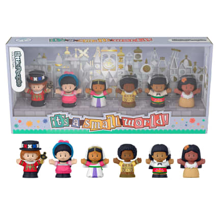 Little People Collector Disney It's A Small World Special Edition Set Fans, 6 Figures - Image 1 of 6