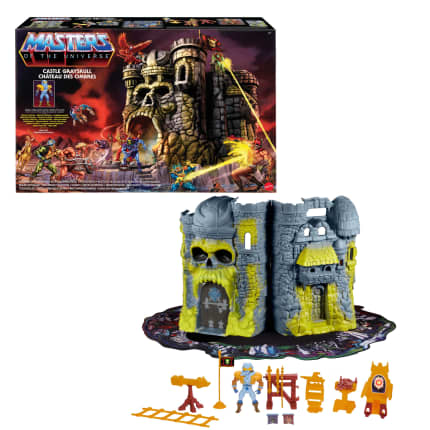 Masters Of The Universe Vintage Castle Grayskull Playset With Display Mat & 1 Figure & Accessories - Image 1 of 