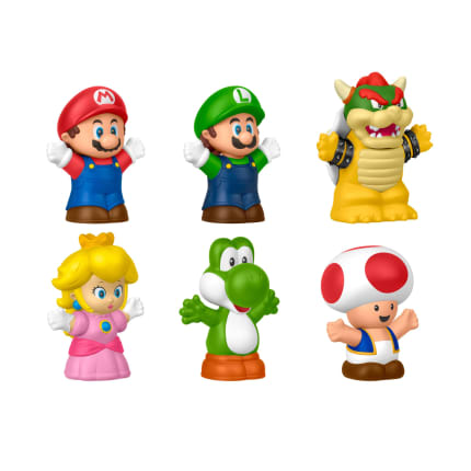 Little People Nintendo Juguete para Bebés Paquete de figuras de Mario Bros - Imagem 1 de 6
