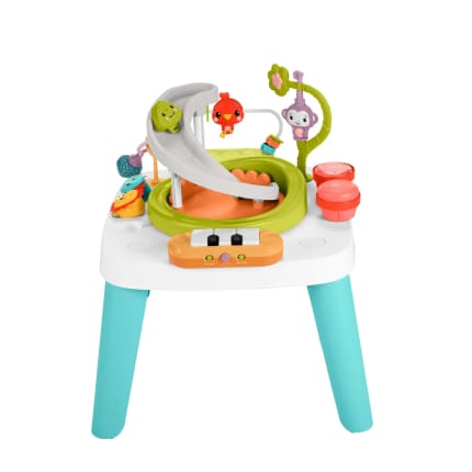 Centre D’Activités Musicales Pour Bébés et Table de Jeu Pour Tout-Petits Singe Violet 2 en 1 Fisher-Price - Imagen 1 de 6