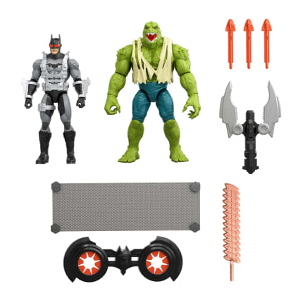 DC Premier Batman vs Killer Croc 2 Pack, 6.5 Inch Scale 22 Points Articulation & Accessories - Image 1 of 6