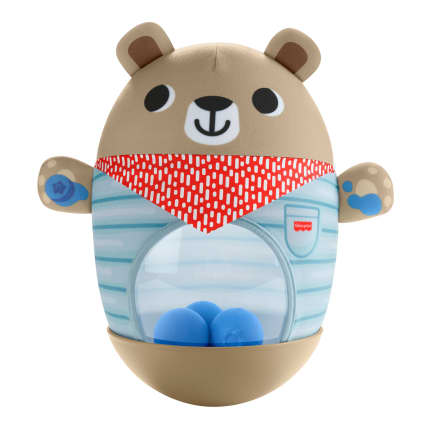 Fisher-Price Friendship Forest Bat & Wobble inflatable Bear Roly-Poly Activity Toy For Baby - Image 1 of 6