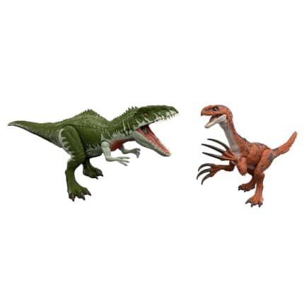 Coffret de 2Figurines de Dinosaures Jurassic World: Giganotosaure et Thérizinosaure - Image 1 of 6
