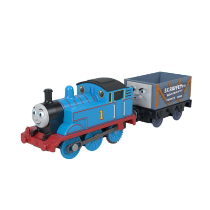 Thomas & Friends By Fisher-Price Motorized Engine, Battery-Powered Thomas Toy Train & S.C. Ruffey Truck - Imagen 1 de 6