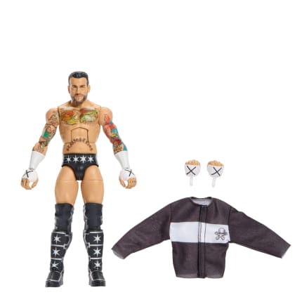 WWE Elite Cm Punk Action Figure, Series #124 Set, 6-inch Collectible With Articulation & Accessories - Image 1 of 6