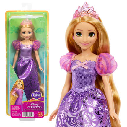 Disney Princess Enchanted Stories Rapunzel Fashion Doll With Sparkling Dress & Accessories, Posable - Image 1 of 6