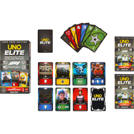 UNO Elite Formula 1 2025 Core Edition Booster Set 2 Pack - Imagen 1 de 5
