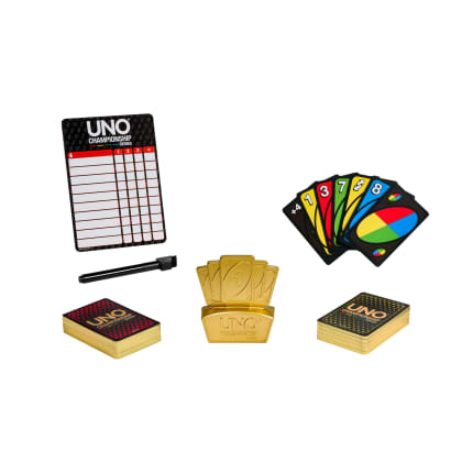 UNO Championship Series Tournament Set Card Game For Large Groups Of 6 To 20 Players - Image 1 of 6