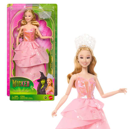 Universal Pictures’ Wicked Glinda Upland Fashion Doll in Removable Movie-Inspired Outfit - Image 1 of 6